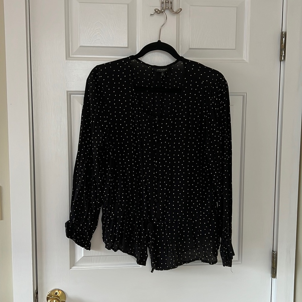 Lucky Brand Polkadotted Top